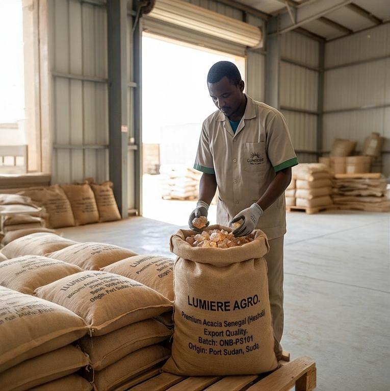 Lumiere Premium Acacia Senegal (Hashab) - One Ton Hand-Picked Selected (HPS)